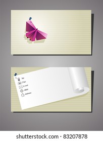  Business card.