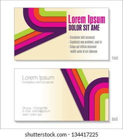 Business card abstract background