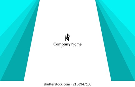 business card abstract background design in wave shape and gradient color, business card, poster, banner