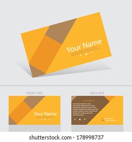 Business card abstract background templete. Vector illustration.