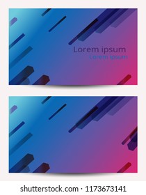 business card abstract background. vector