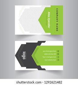 business card abstract background. vector illustration. - Vector
