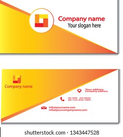Business card abstract background. Vector illustration.