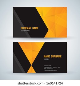 Business card abstract background. Vector illustration. 