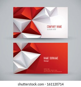 Business card abstract background. Vector illustration. 