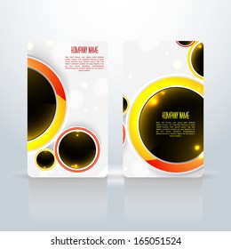 Business card abstract background. Vector illustration.