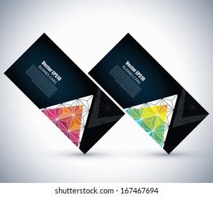 Business card abstract background. Vector illustration.