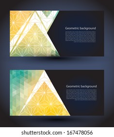 Business card abstract background. Vector illustration.