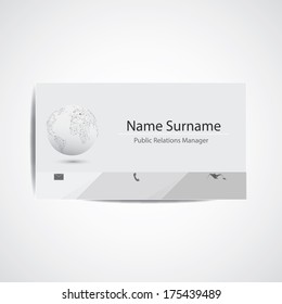 Business card abstract background. Vector illustration.