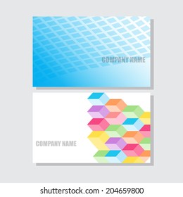 Business card abstract background. Vector illustration. 