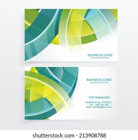 Business card abstract background. Vector illustration. 