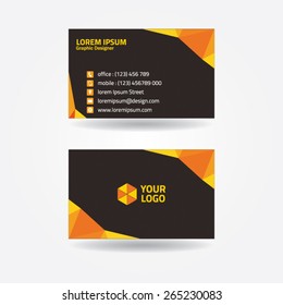 Business card abstract background. Vector illustration. 