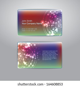 Business Card Abstract Concept