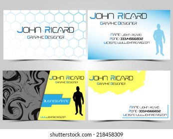 BUSINESS CARD ABSTRACT CREATIVE 3