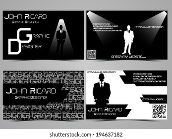 BUSINESS CARD ABSTRACT CREATIVE SET 11