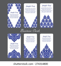 business card - abstract style - vector