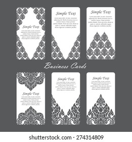 business card - abstract style - vector