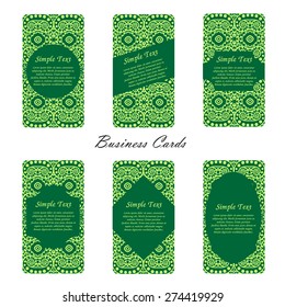 business card - abstract style - vector