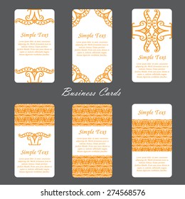 business card - abstract style - vector