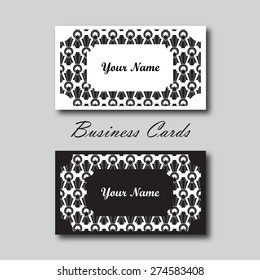 business card - abstract style - vector