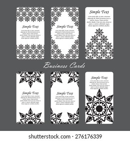 business card - abstract style - vector
