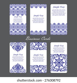 business card - abstract style - vector