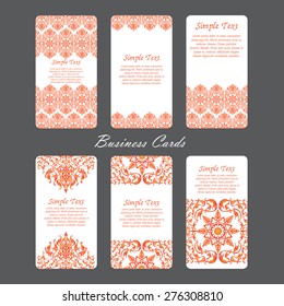 business card - abstract style - vector