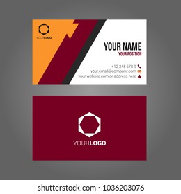 Business Card Abstract Template