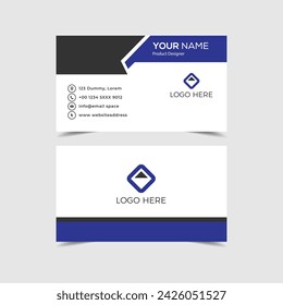 Business card abstract template vector
