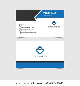 Business card abstract template vector
