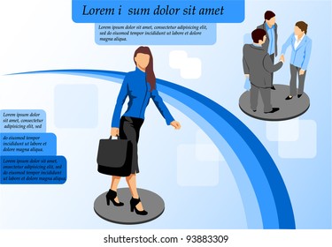 Business card background