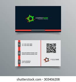 Business Card Background Design Template. Stock Vector Illustration