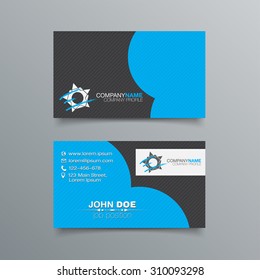 Business Card Background Design Template. Stock Vector Illustration