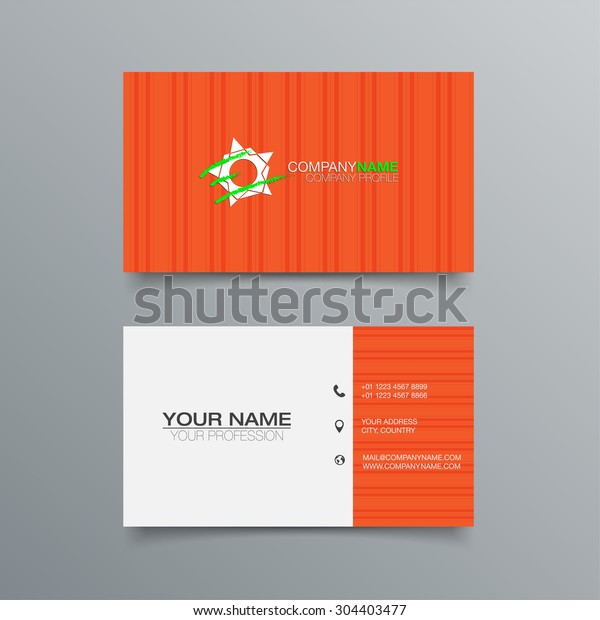 Business Card Background Design Template Stock Vector (Royalty Free) 304403477 Shutterstock