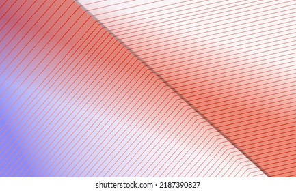 Business card card background red gradient lines like beautiful lines on paper.