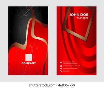 Business card background set
