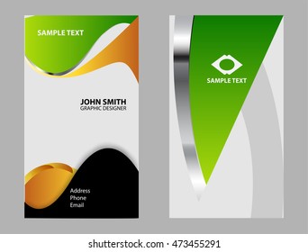Business card background set
