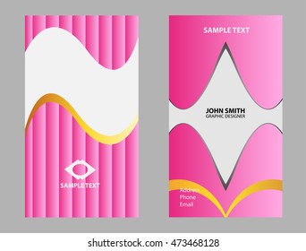 Business card background set
