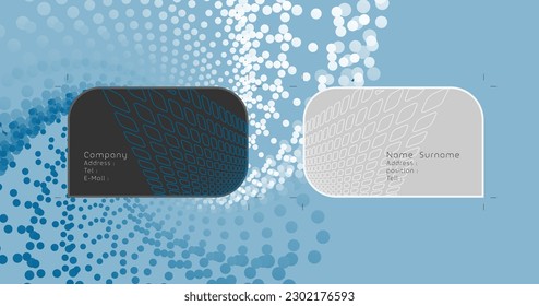 business card with background space 