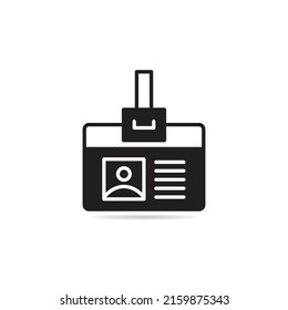 business card badge icon vector illustration