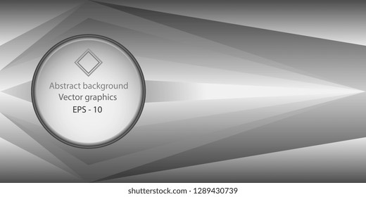 Business card. Basis for business cards and flyers of geometric gradient shapes