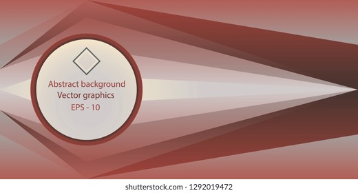 Business card. Basis for business cards and flyers of geometric gradient shapes