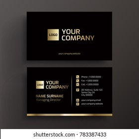 Business Card Black Gold Images Stock Photos Vectors Shutterstock