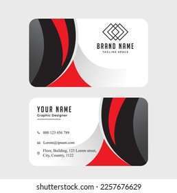 Business Card Black and Rad