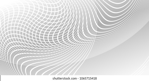 Business card blank template. Stil background with an elegant graphical fan reversal bulk curved lines intersection rectangles. Vector illustration EPS 10. Modern design layout page, banner horizontal