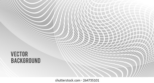 Business card blank template. Stil background with an elegant graphical fan reversal bulk curved lines intersection rectangles. Vector illustration EPS 10. Modern design layout page, banner horizontal