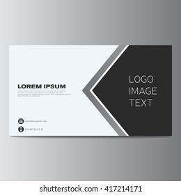 Business card blank. Vector illustration, eps 10