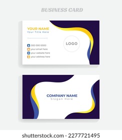  Business card blue color,business template,visiting card pamphlet

