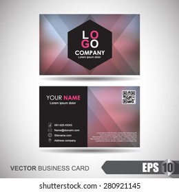 business card blur background