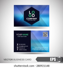 business card blur background